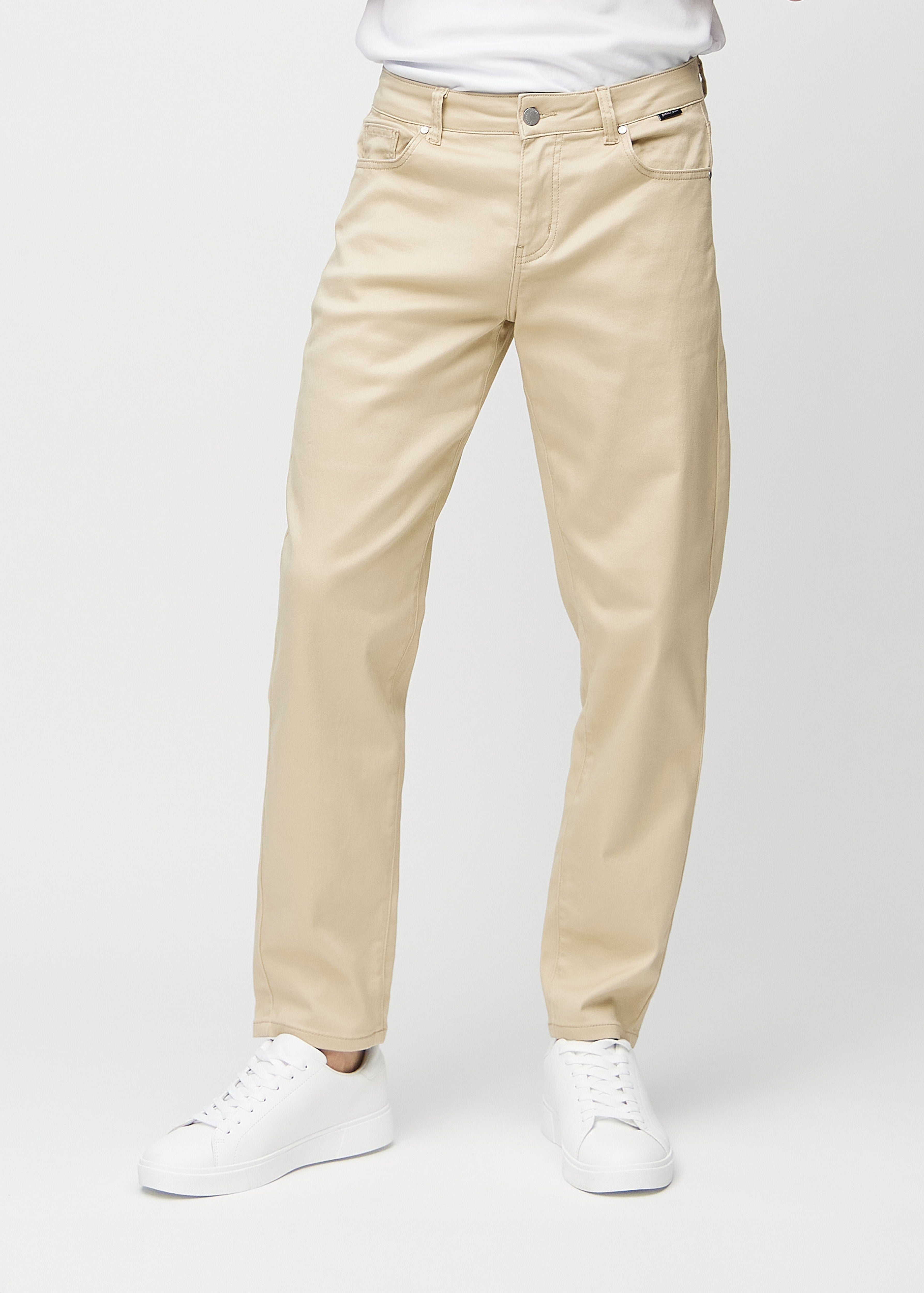 Beige regular fit jeans til mænd