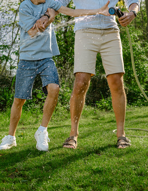 Dreng og mand i Perfect shorts
